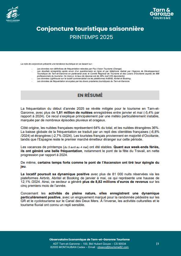 Note Conjoncture Printemps 2025