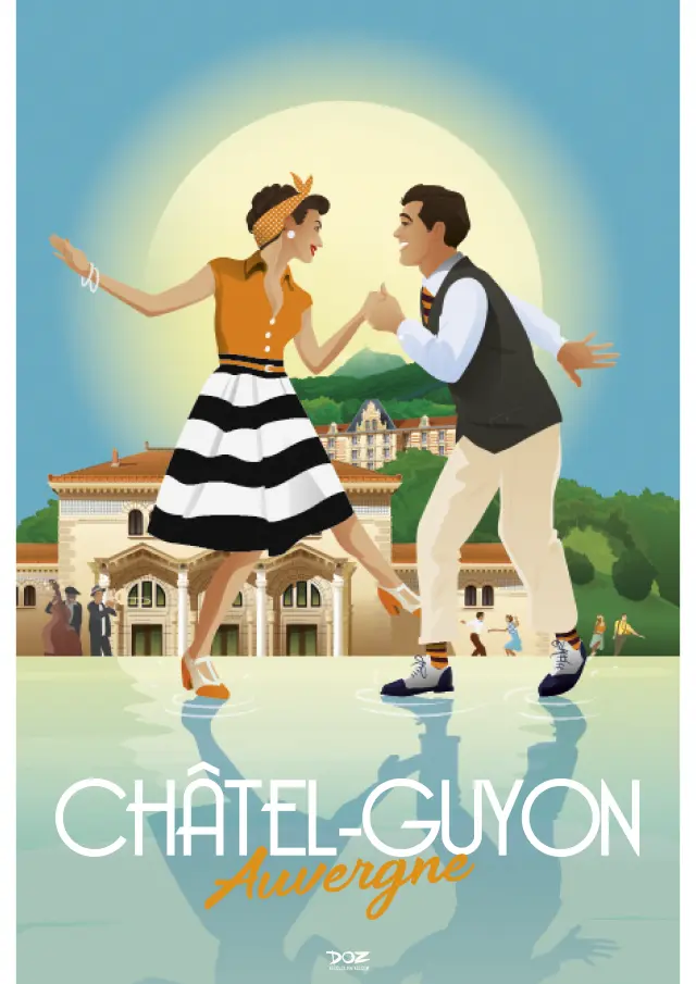 Boutique de l'Office de Tourisme - Affiche Châtel-Guyon Jazz