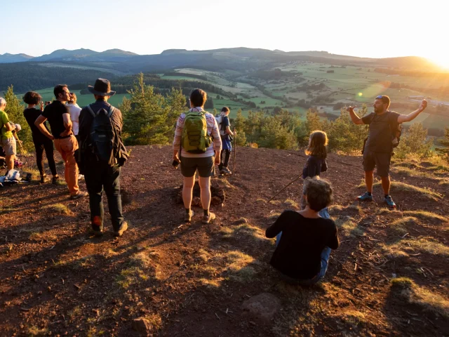 Randonnée accompagnée avec Auvergne Animation Nature Pierre André