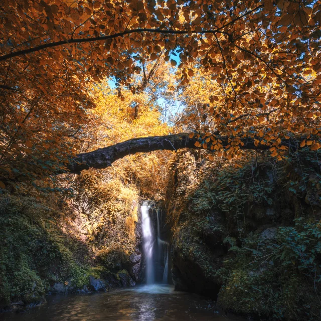 Cascade du Grand Gornand dans les Gorges d'Enval