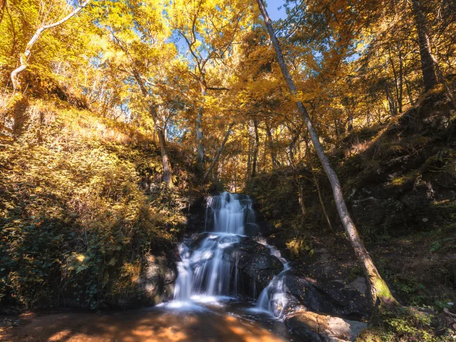 Cascade du Petit Gornand dans les Gorges d'Enval