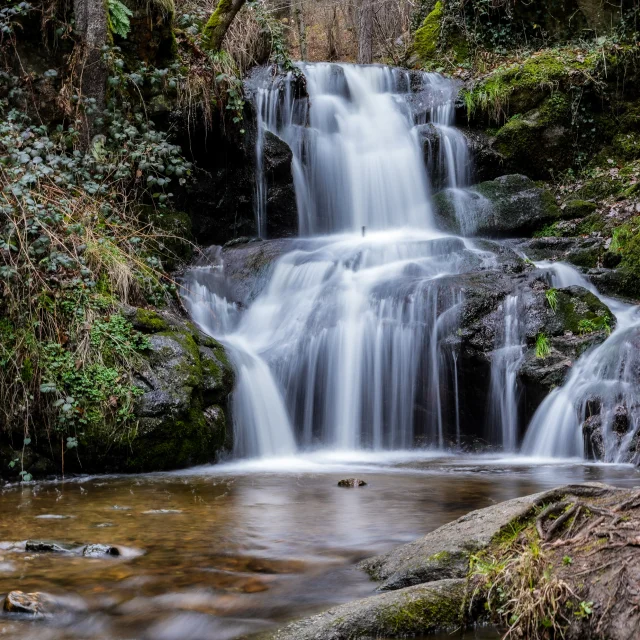 Cascade du Petit Gornand dans les Gorges d'Enval
