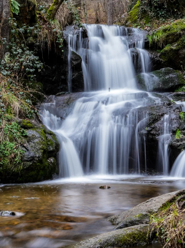 Cascade du Petit Gornand dans les Gorges d'Enval
