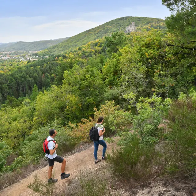Randonnée à l'ENS - Espace Naturel Sensible - Côte verse à Volvic