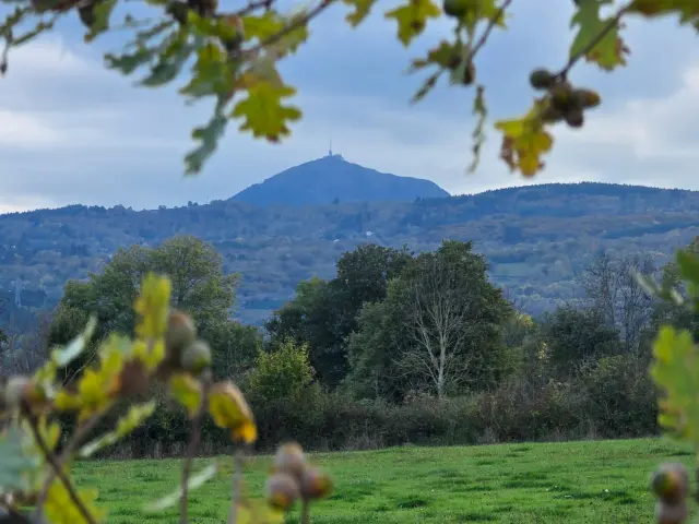 Randonnée sur les côteaux de l'ENS - Espace Naturel Sensible - Colline de Mirabel à Riom