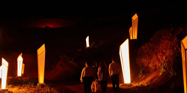 Spectacle nocturne Le Réveil du Volcan au Volcan de Lemptégy à Saint-Ours-les-Roches