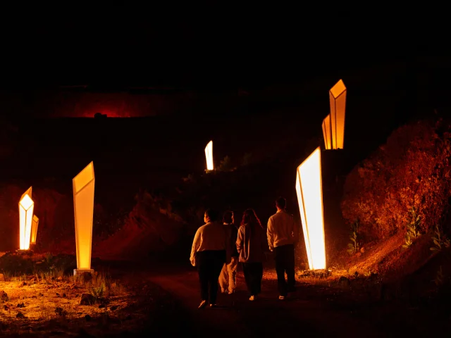 Spectacle nocturne Le Réveil du Volcan au Volcan de Lemptégy à Saint-Ours-les-Roches
