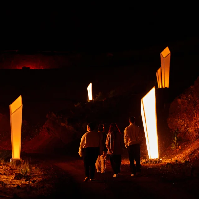 Spectacle nocturne Le Réveil du Volcan au Volcan de Lemptégy à Saint-Ours-les-Roches