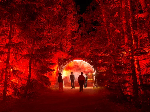 Spectacle nocturne Le Réveil du Volcan au Volcan de Lemptégy à Saint-Ours-les-Roches