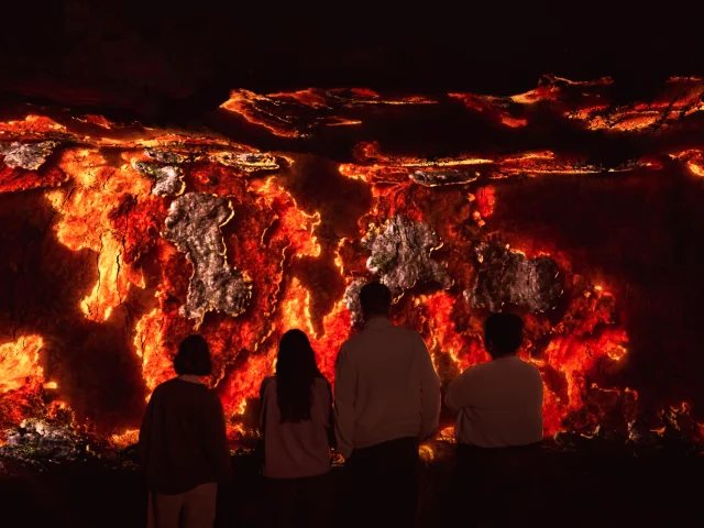 Spectacle nocturne Le Réveil du Volcan au Volcan de Lemptégy à Saint-Ours-les-Roches