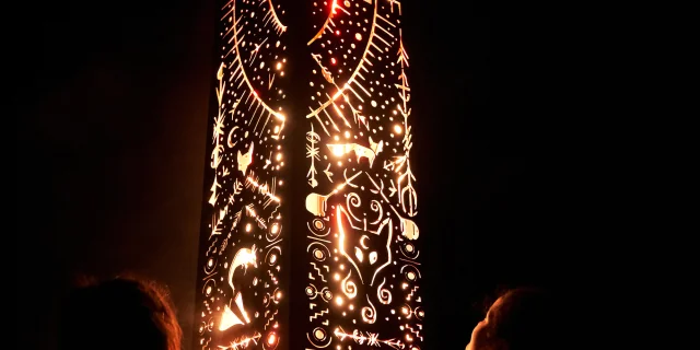 Spectacle nocturne Le Réveil du Volcan au Volcan de Lemptégy à Saint-Ours-les-Roches