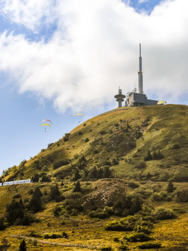 Panoramique des Dômes à Orcines