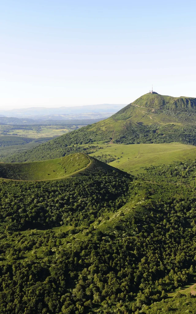 Panoramique des Dômes à Orcines