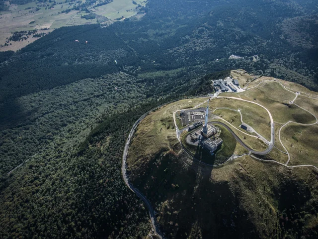 Panoramique des Dômes à Orcines