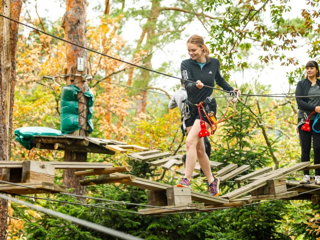 Accrobranche au Parc Ecureuil à Chatel Guyon