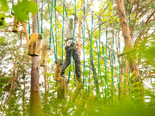 Accrobranche au Parc Ecureuil à Chatel Guyon