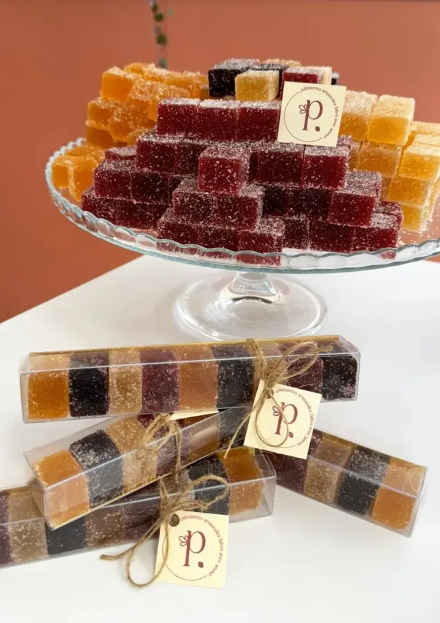 Pastas de frutas de la pastelería Papillons de Châtel-Guyon