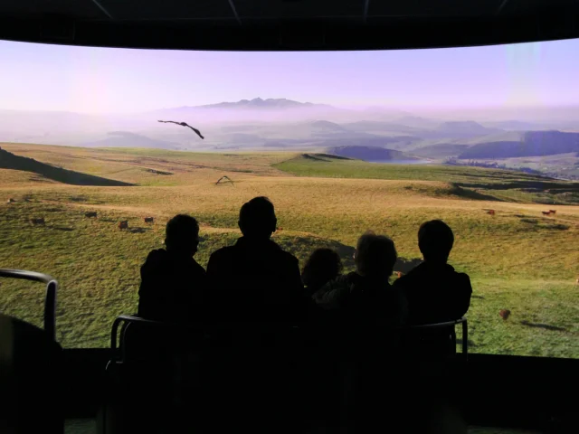 Premier Envol au Parc Vulcania à Saint-Ours-les-Roches