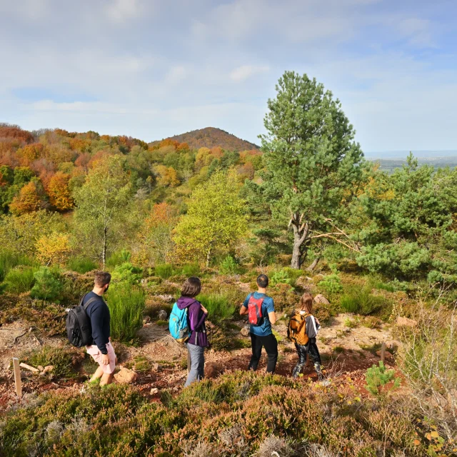 Randonnée aux puys Jumes et Coquille à Saint-Ours-les-Roches