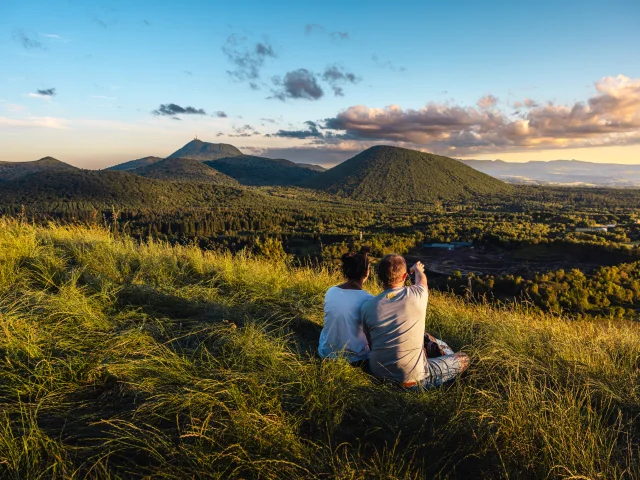 Randonnée aux puys Chopine et des Gouttes à Saint-Ours-les-Roches