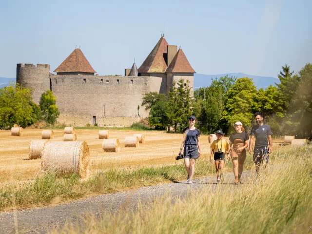 Randonnée Château de la Roche à Aigueperse