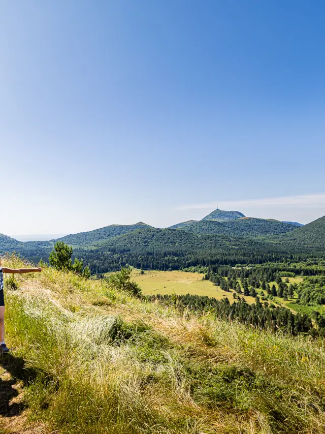 Randonnée aux puys Chopine et des Gouttes à Saint-Ours-les-Roches