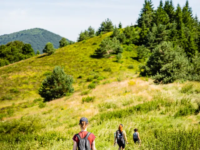 Randonnée aux puys Chopine et des Gouttes à Saint-Ours-les-Roches