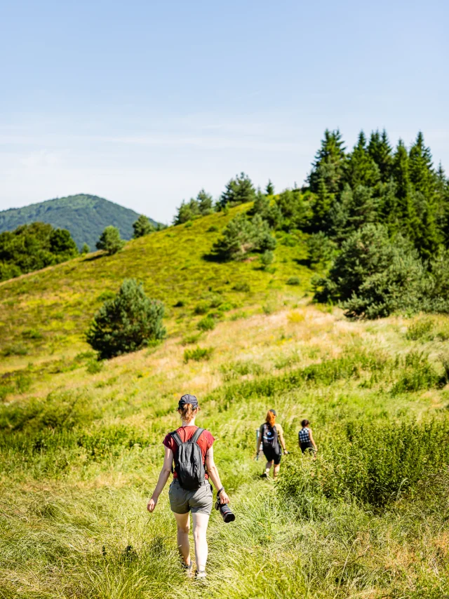 Randonnée aux puys Chopine et des Gouttes à Saint-Ours-les-Roches