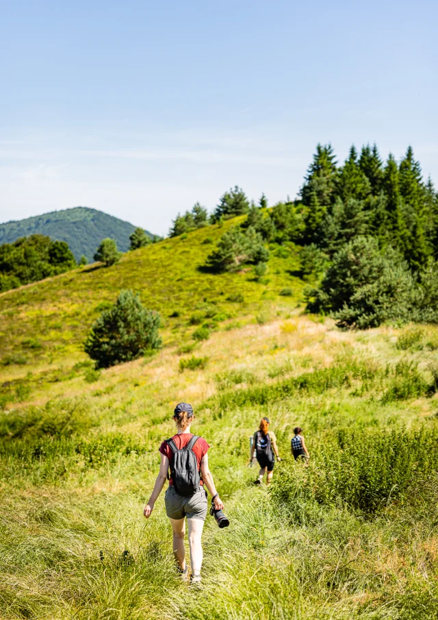 Randonnée aux puys Chopine et des Gouttes à Saint-Ours-les-Roches