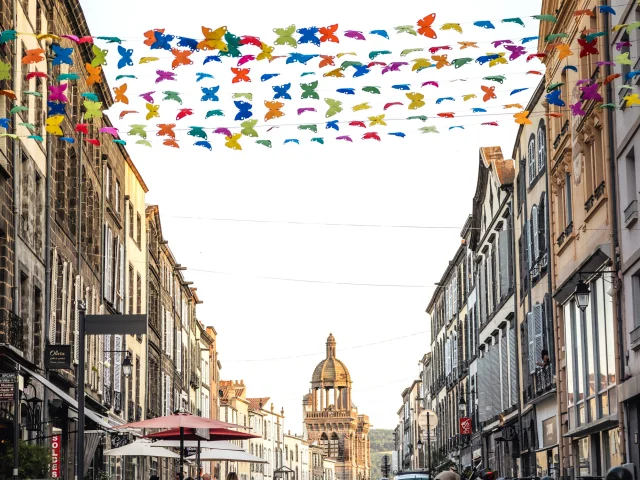 Rue du Commerce à Riom