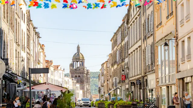 Rue du Commerce à Riom