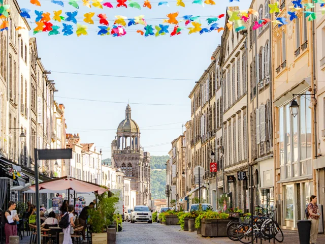 Rue du Commerce à Riom