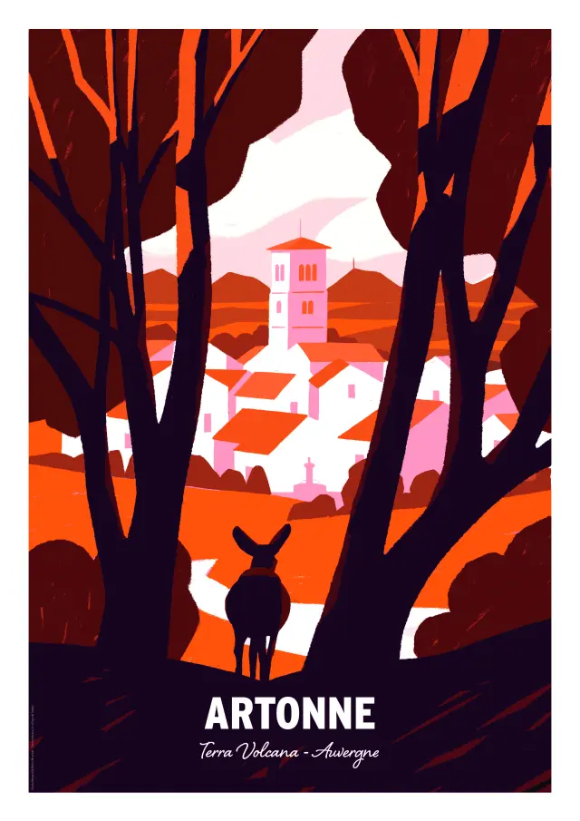 Boutique de l'Office de Tourisme - Affiche Terra Volcana Artonne