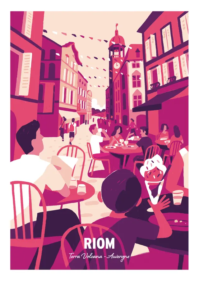 Boutique de l'Office de Tourisme - Affiche Terra Volcana Riom