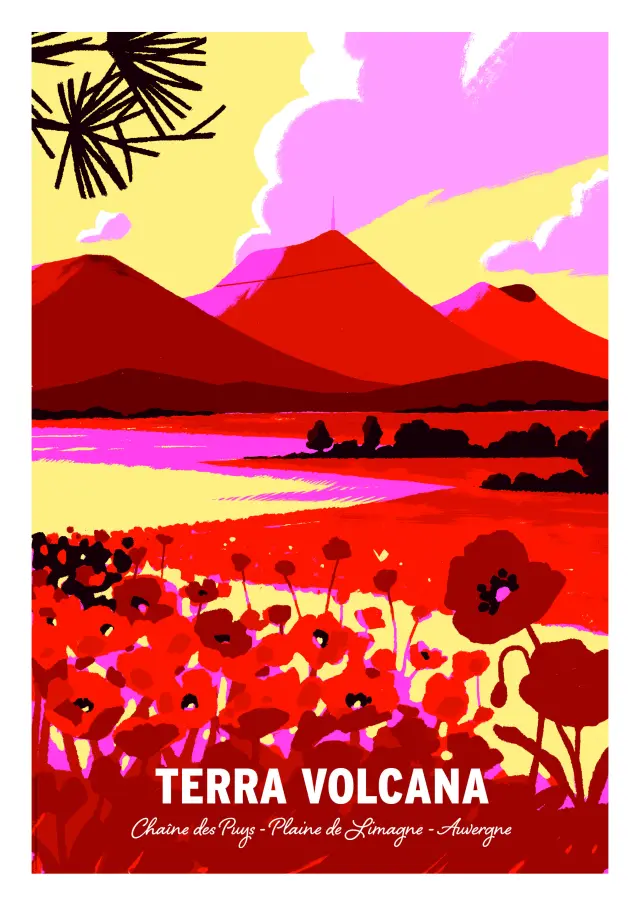 Boutique de l'Office de Tourisme - Affiche Terra Volcana