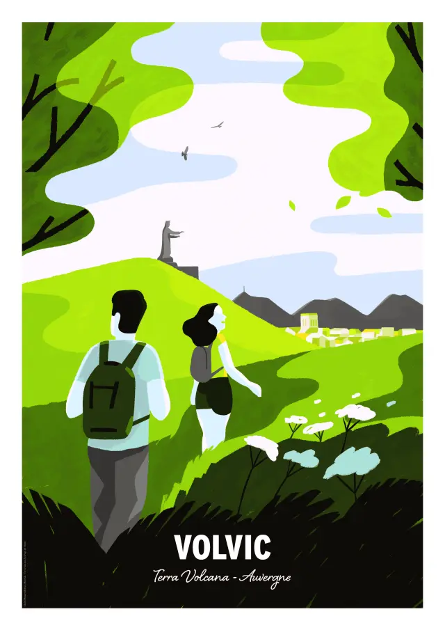 Boutique de l'Office de Tourisme - Affiche Terra Volcana Volvic