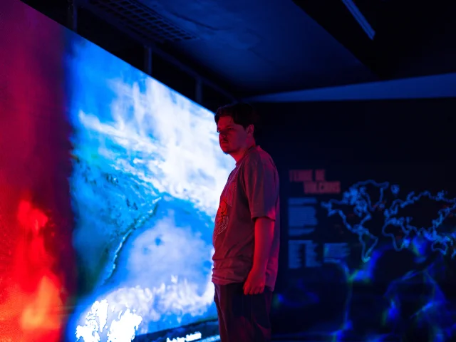 Terre de volcans au Parc Vulcania à Saint-Ours-les-Roches