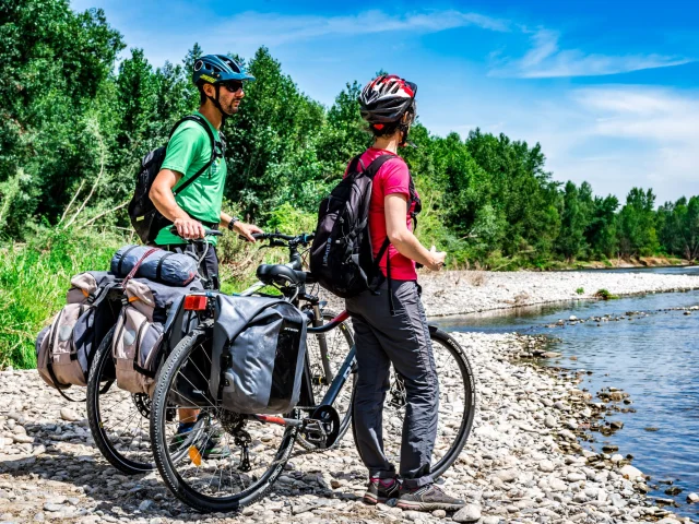 VTT sur la Via Allier à Limons