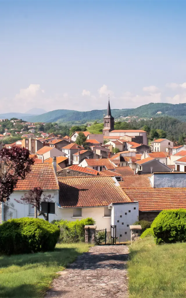 Vue du calvaire à Châtel-Guyon