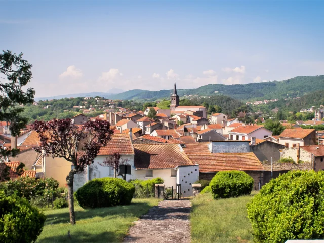 Vue du calvaire à Châtel-Guyon