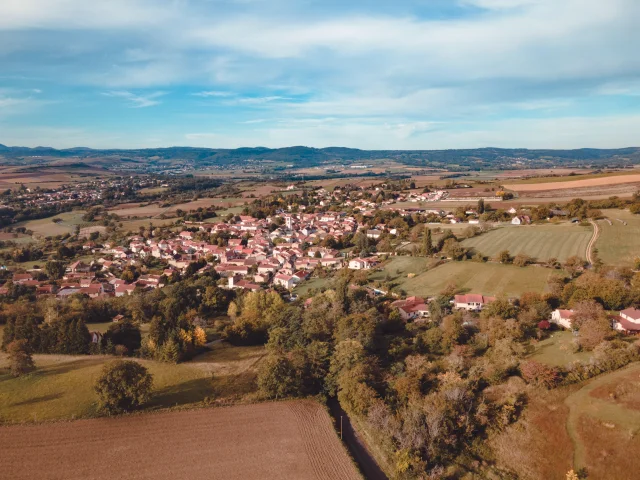 Vue drone d'Artonne