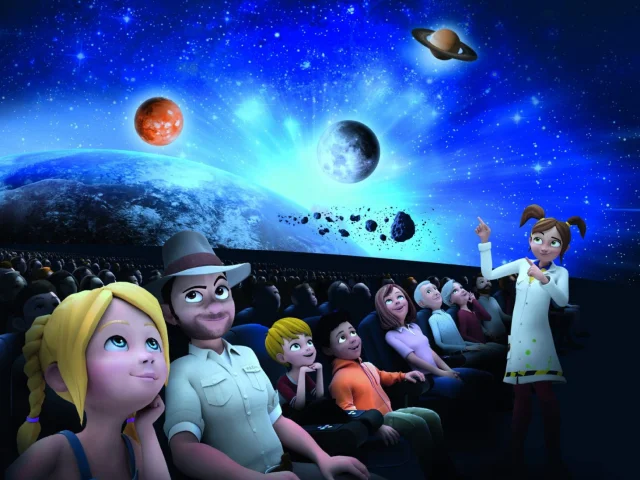 Affiche du Planétarium au Parc Vulcania à Saint-Ours-les-Roches