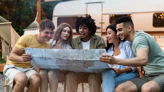 Camping-car entre amis