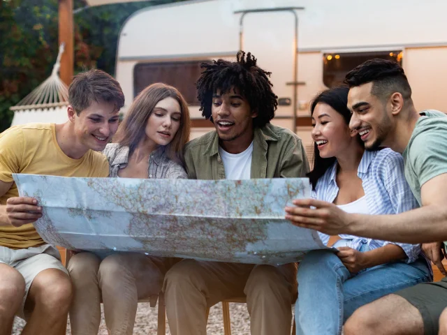 Camping-car entre amis