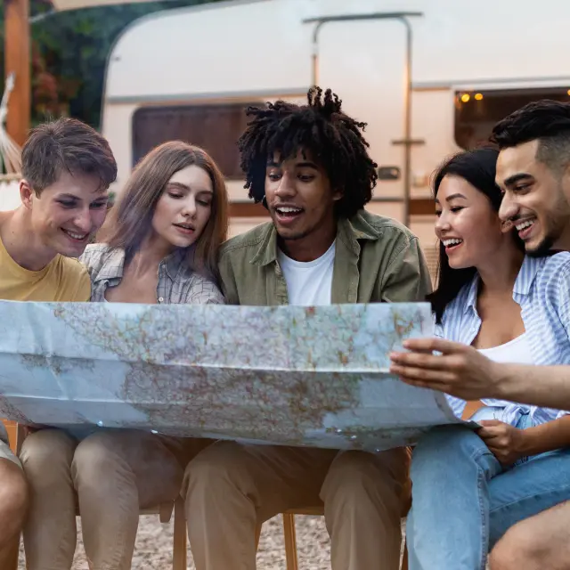 Camping-car entre amis