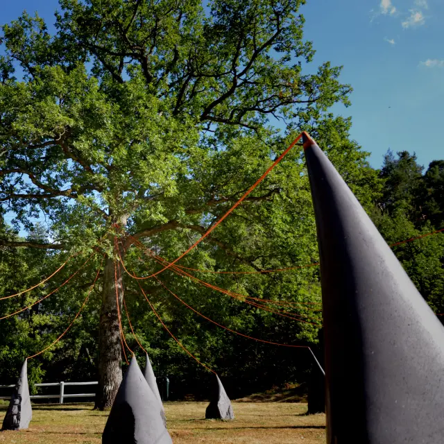 Sculpture Ressurgir de Thierry Courtadon à Châtel-Guyon