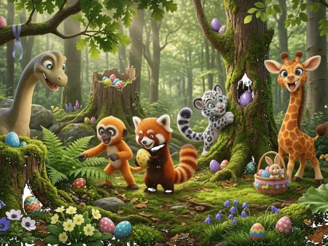 Pâques au Parc Animalier d'Auvergne