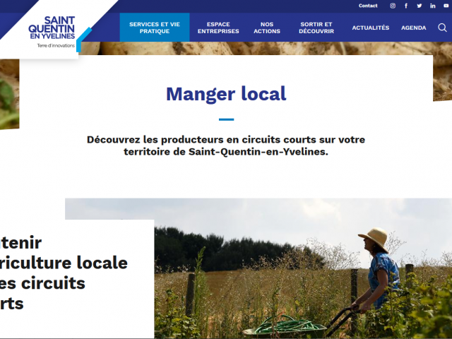 Manger local à Saint-Quentin-en-Yvelines