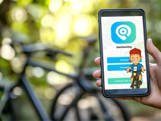Geogaming, application de chasse au trésor numérique à faire en vélo