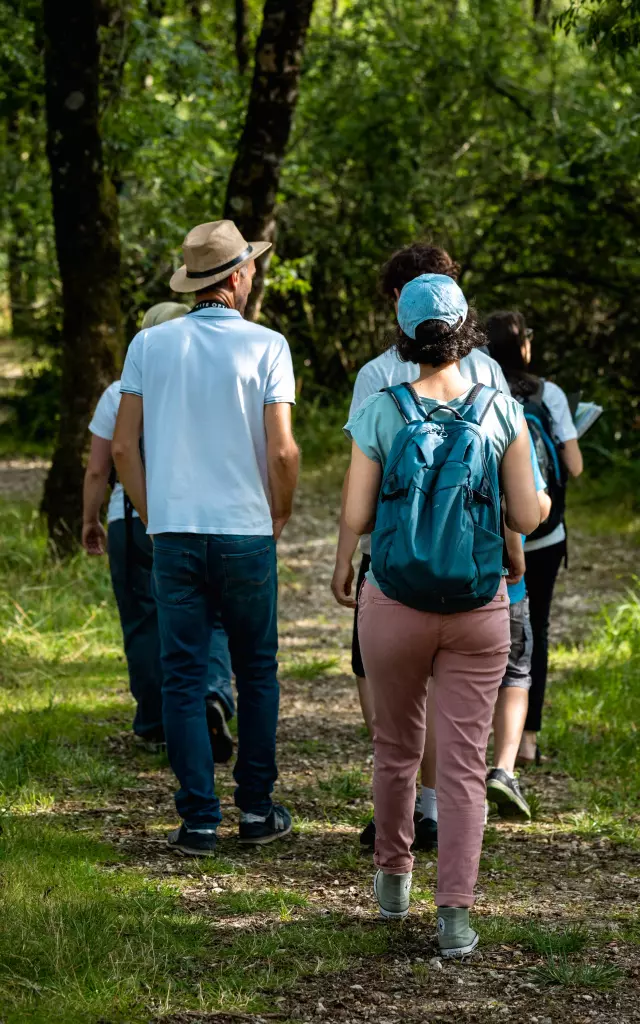 Visiteurs parcours Terres d'Oiseaux